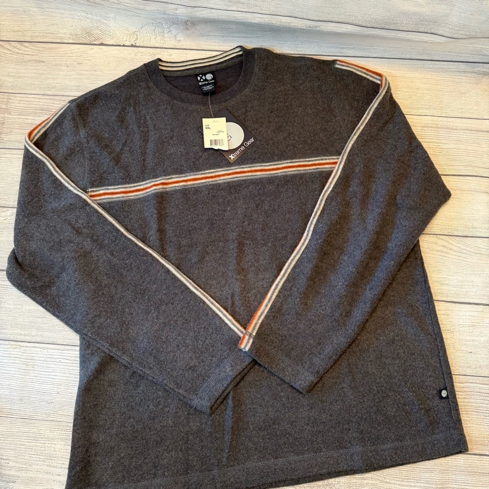 Men's Classic Crewneck Sweater in Charcoal
